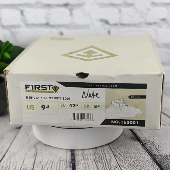 First Tactical leather boots, 9.5D M, 6" zip, duty, work, range, first responder - Picture 13 of 14